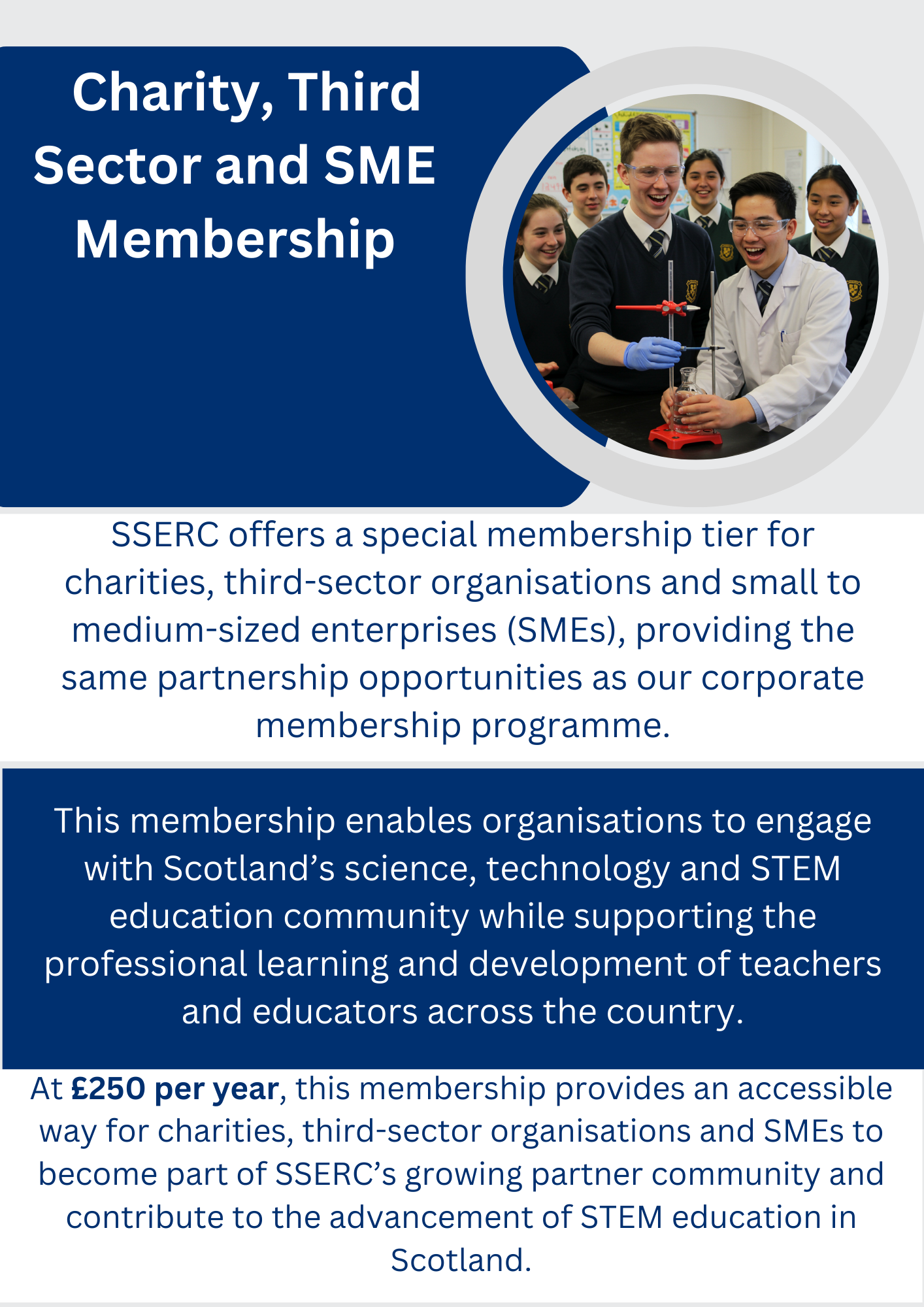 Blue And White Corporate Business Flyer