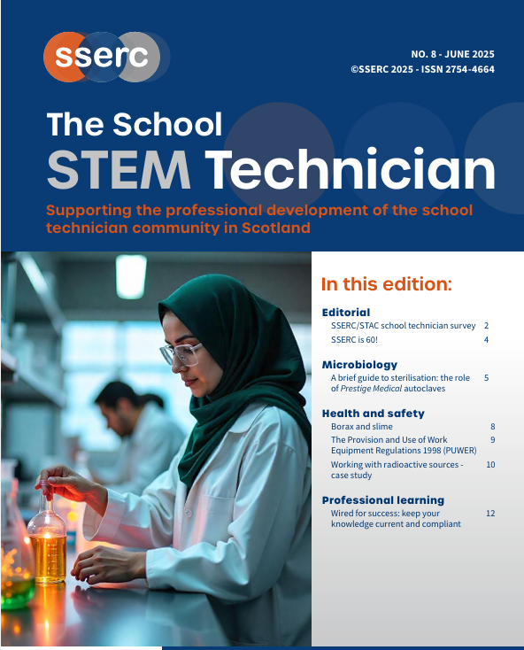 SSERC | Issue 8 of the School STEM Technician
