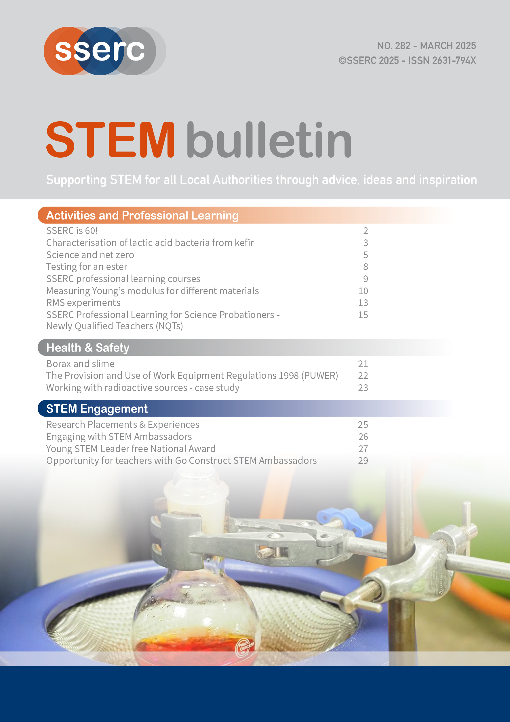 SSERC Bulletin 282 Cover