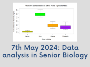 Data Analysis in Senior Phase Biology @ SSERC HQ